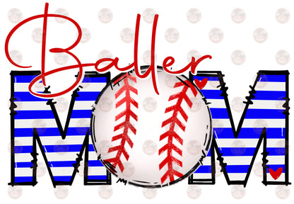 Baller Mom Baseball Transfer