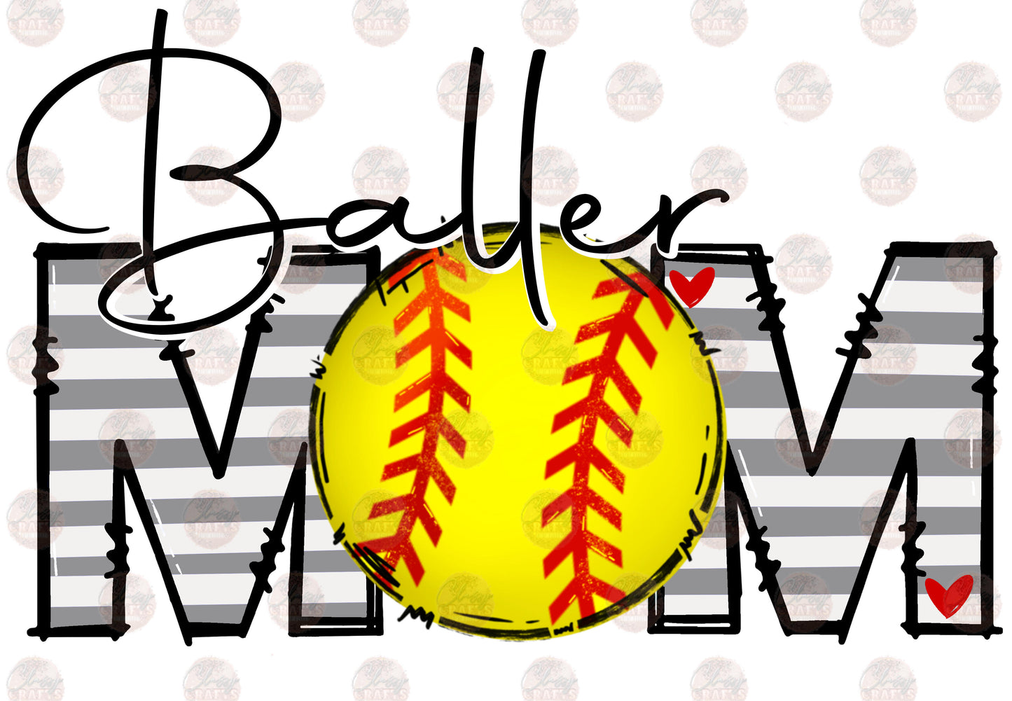 Baller Mom Softball Transfer