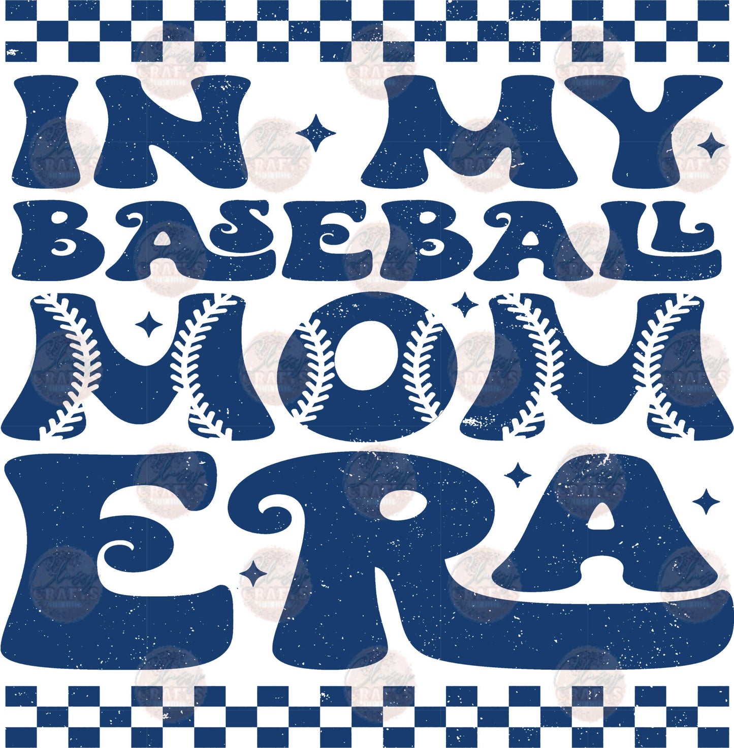 Baseball Mom Era Navy Transfer