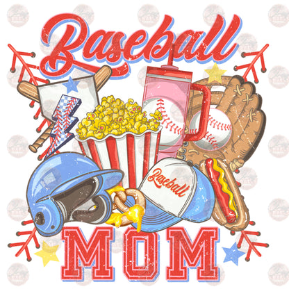 Baseball Mom Mute Transfer