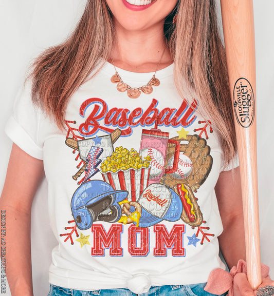 Baseball Mom Mute Transfer