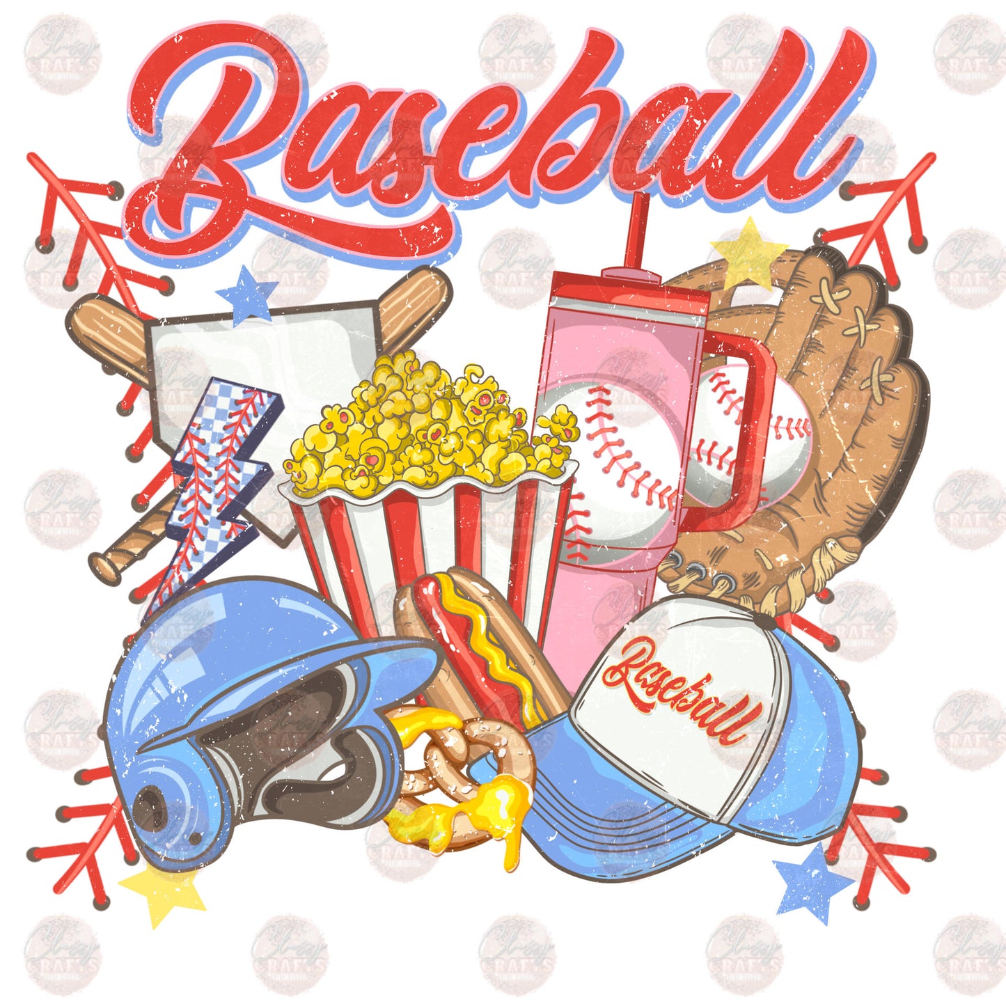 Baseball Mute Colors Transfer