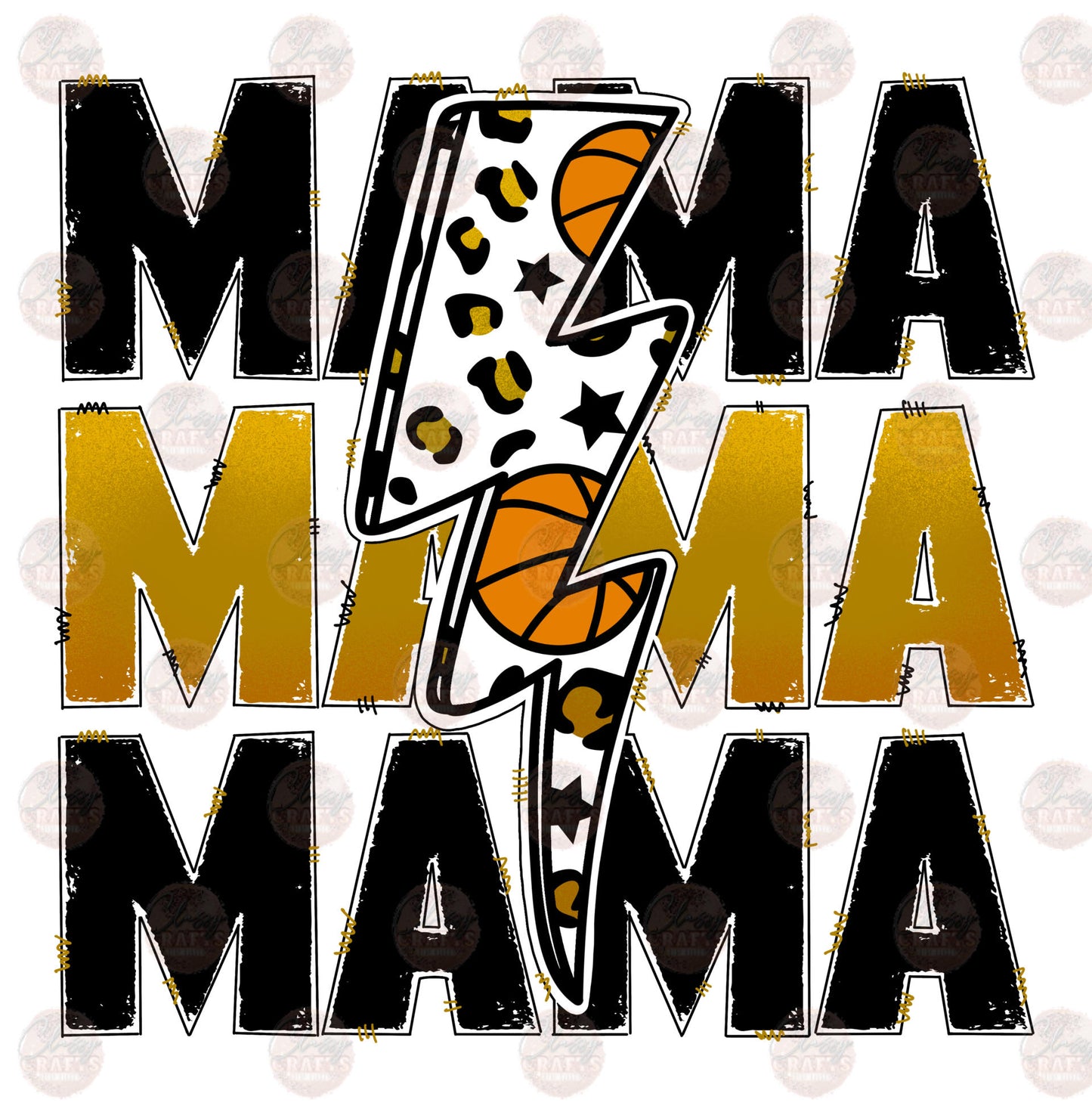 Basketball Mama Gold Transfer