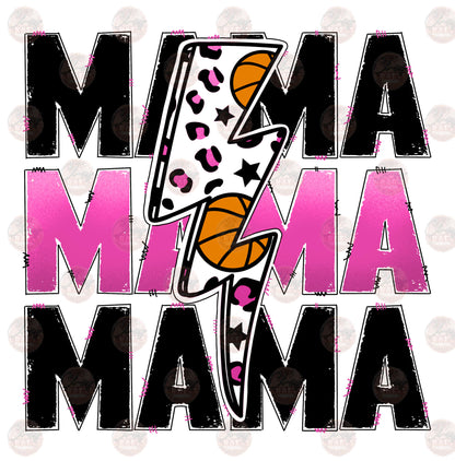 Basketball Mama Pink Transfer