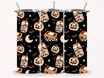 Coffee And Halloween Movies Seamless Transfer