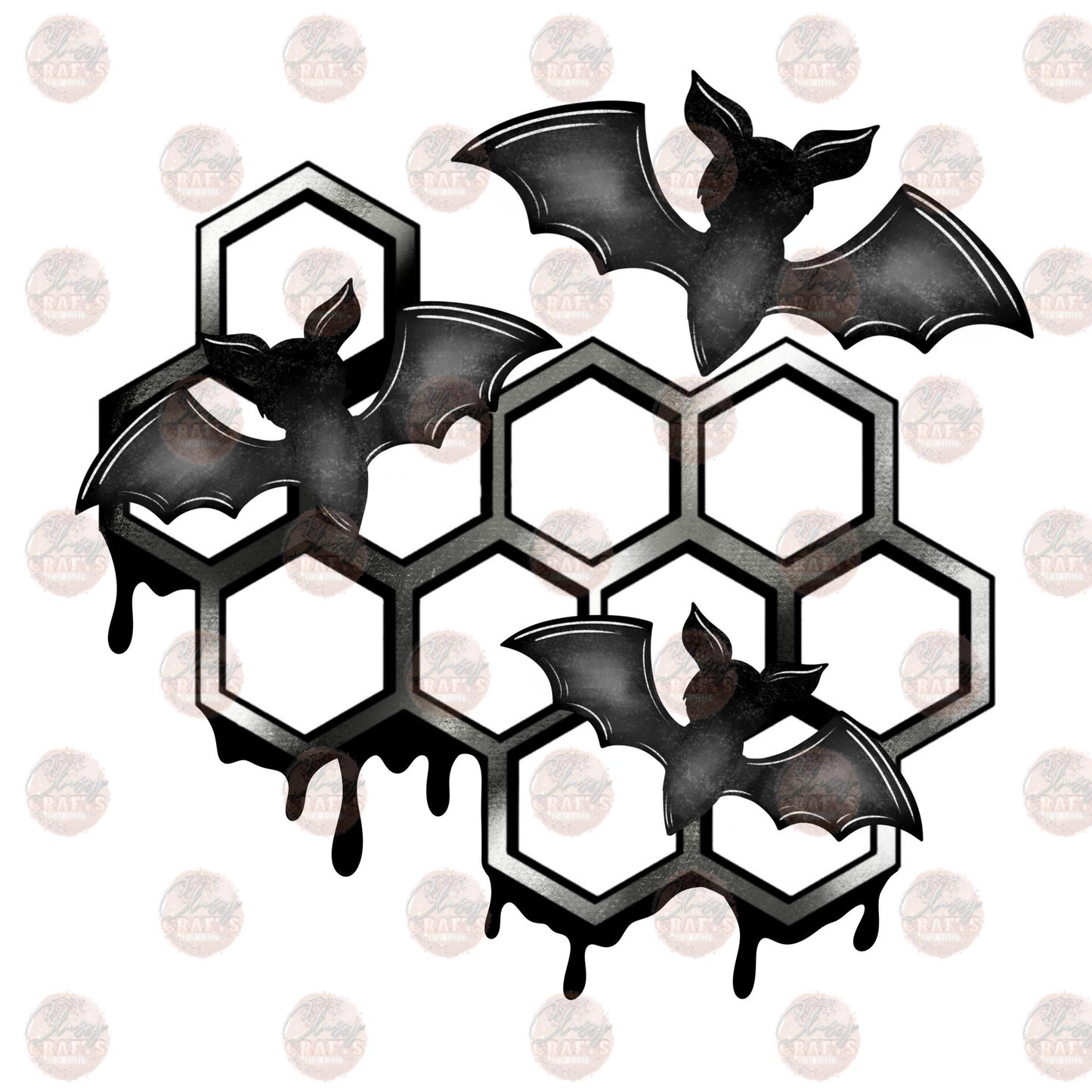 Batty Honeycomb Transfer