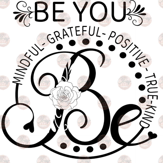Be You - Sublimation Transfers