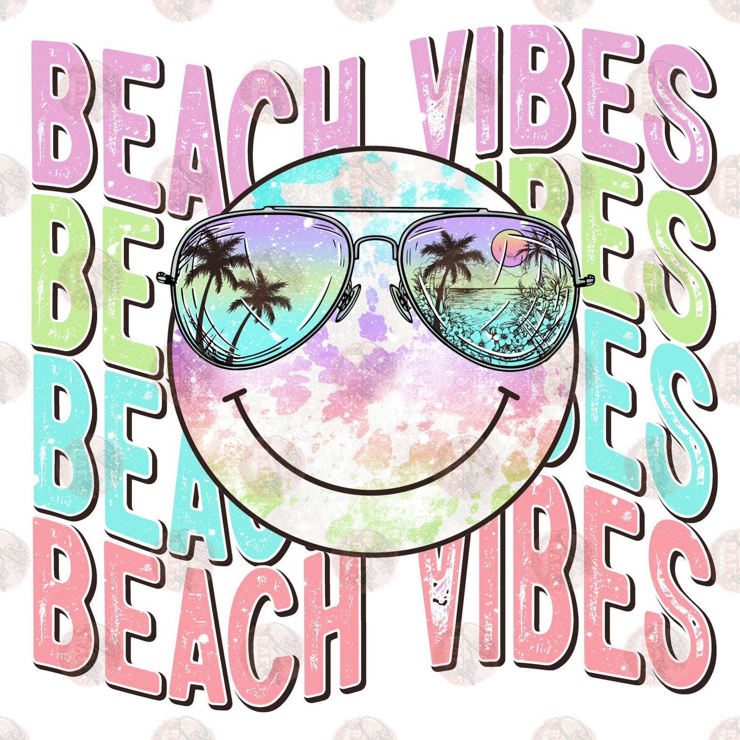 Beach Vibes Two Part **Sold Separately** Transfer