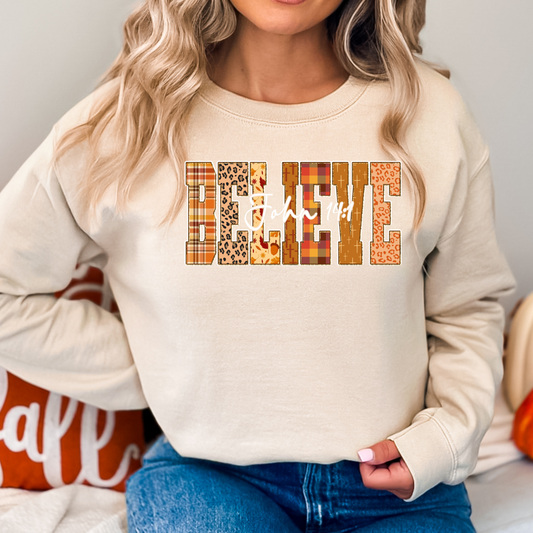 Believe Plaid Transfer