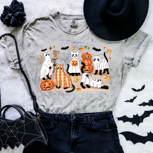 Black Cat Boo Transfer