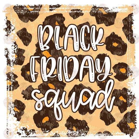 Black Friday Squad Cheetah - Sublimation Transfer