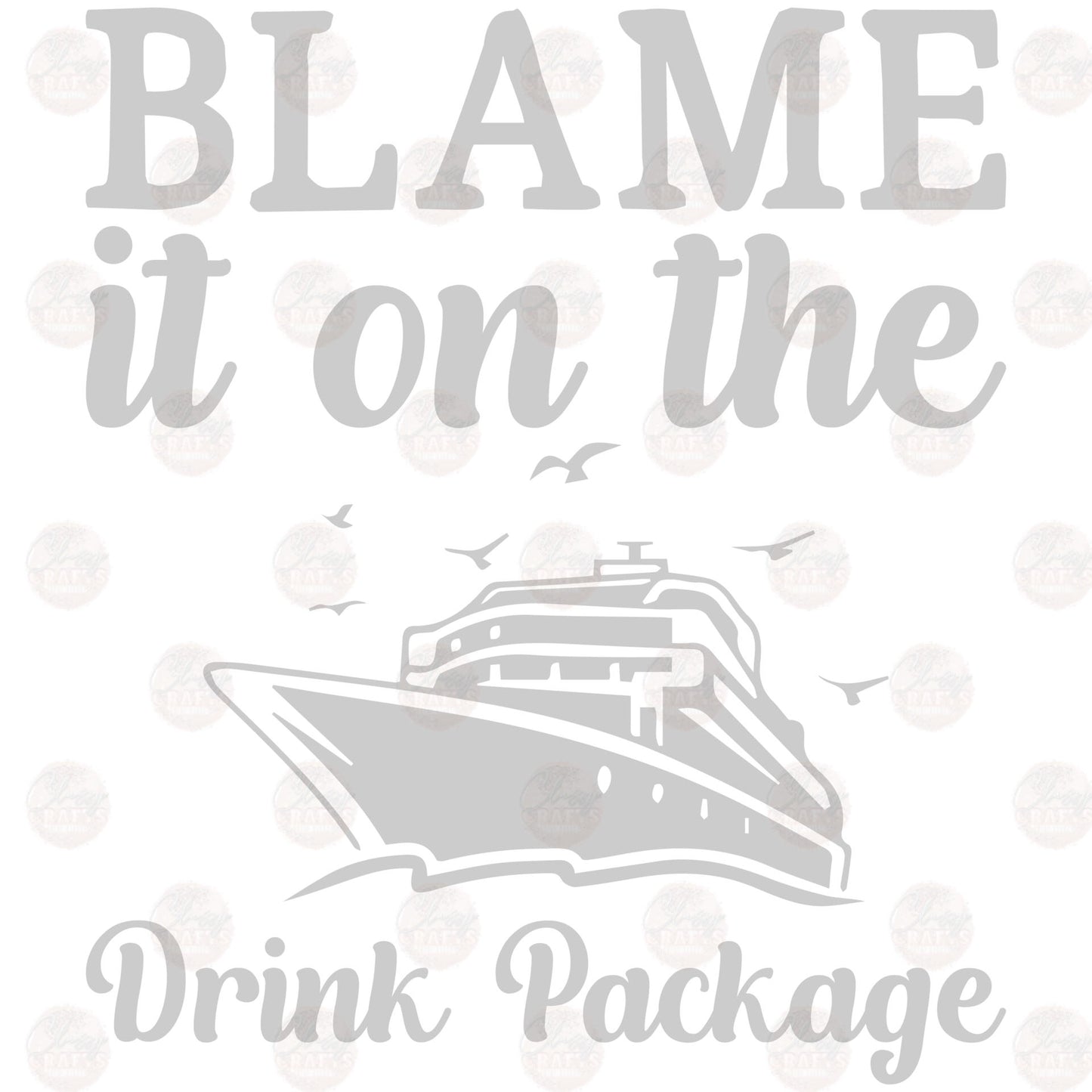 Blame It On The Drink Package Ship Transfer