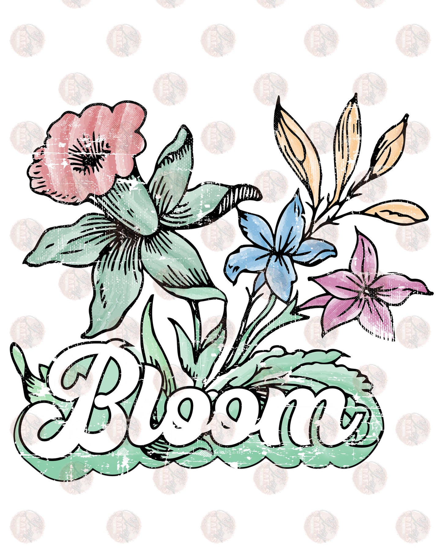 Bloom Sage - Sublimation Transfer