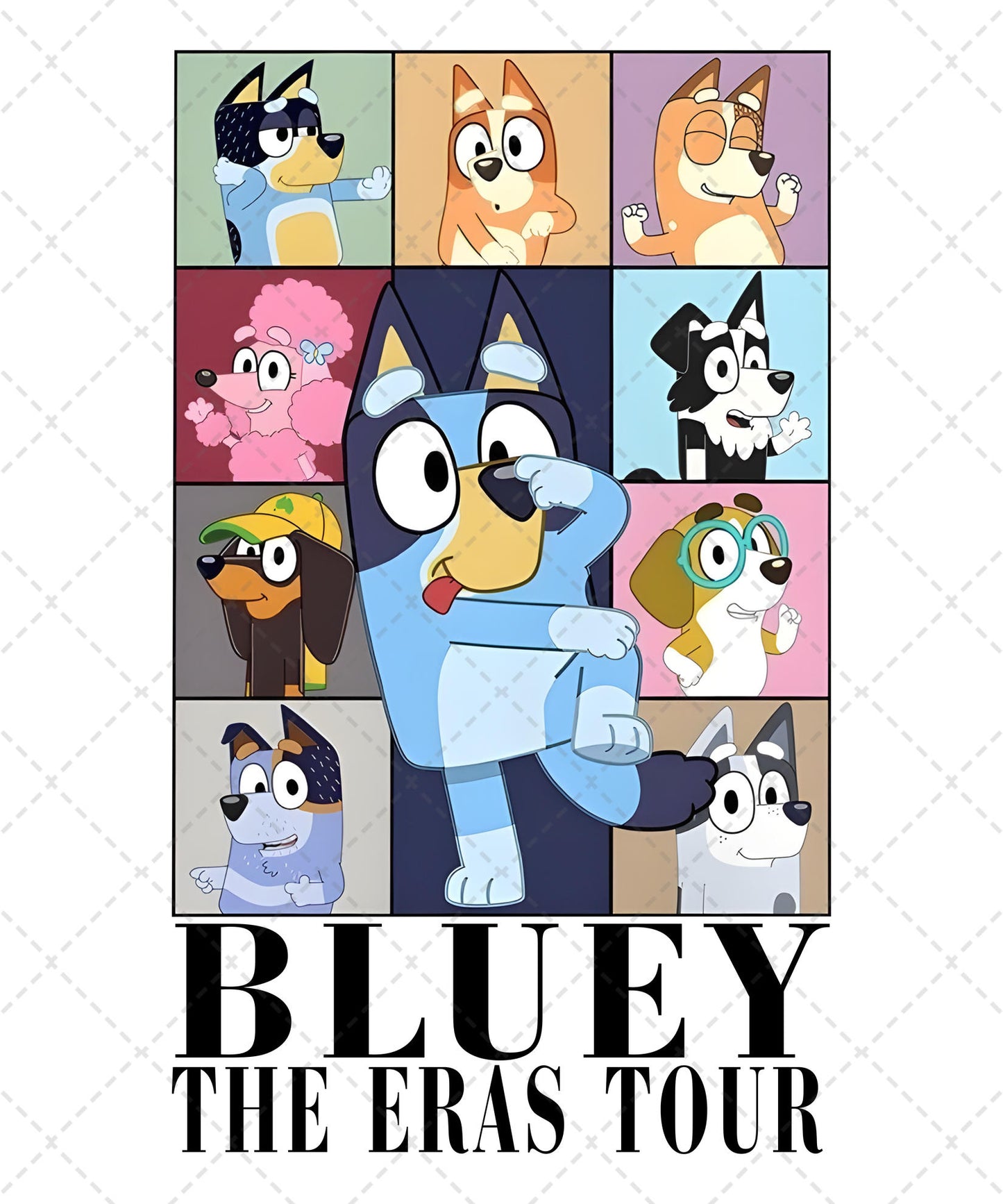 Blue Pup Eras Tour Transfer