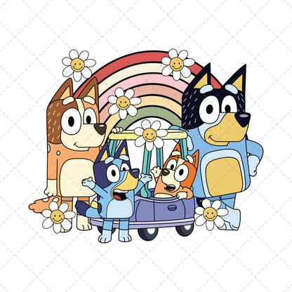 Blue Pup Family Transfer