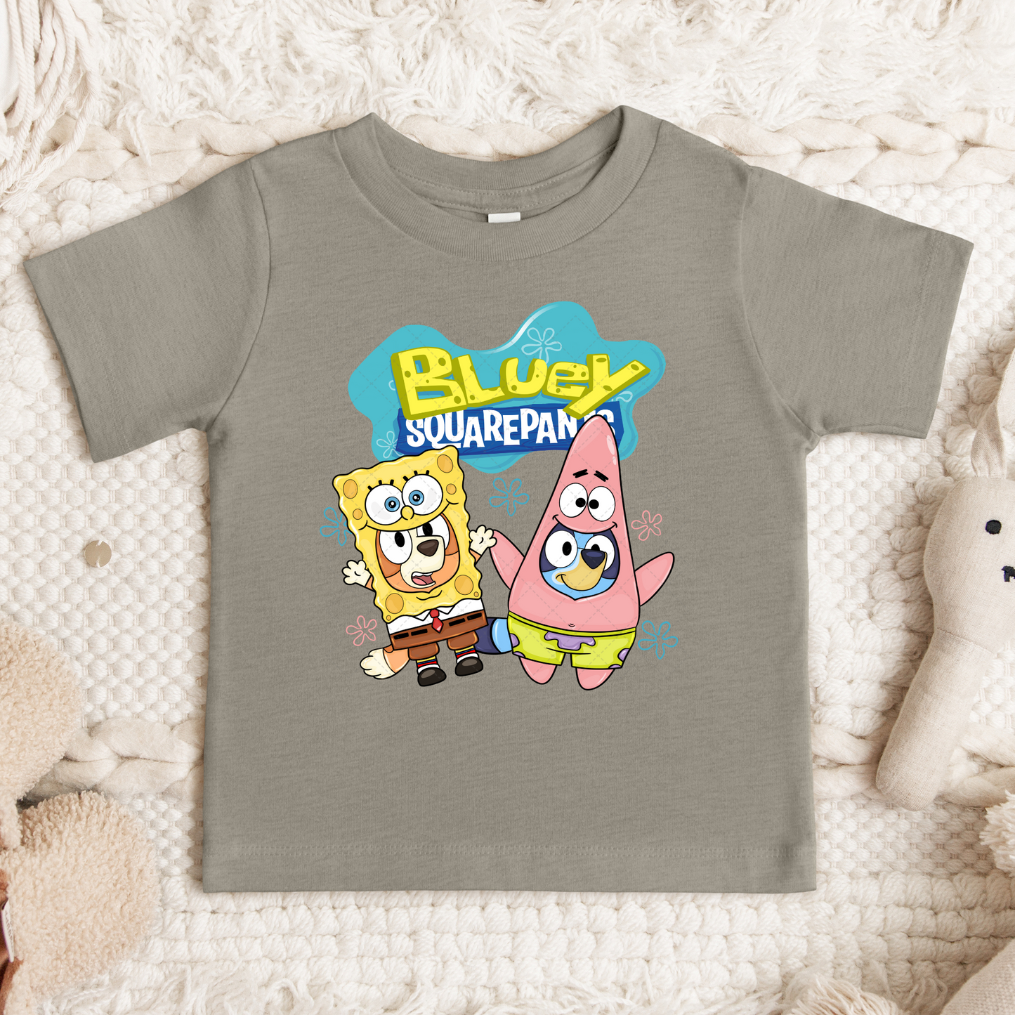 Blue Pup Squarepants Transfer