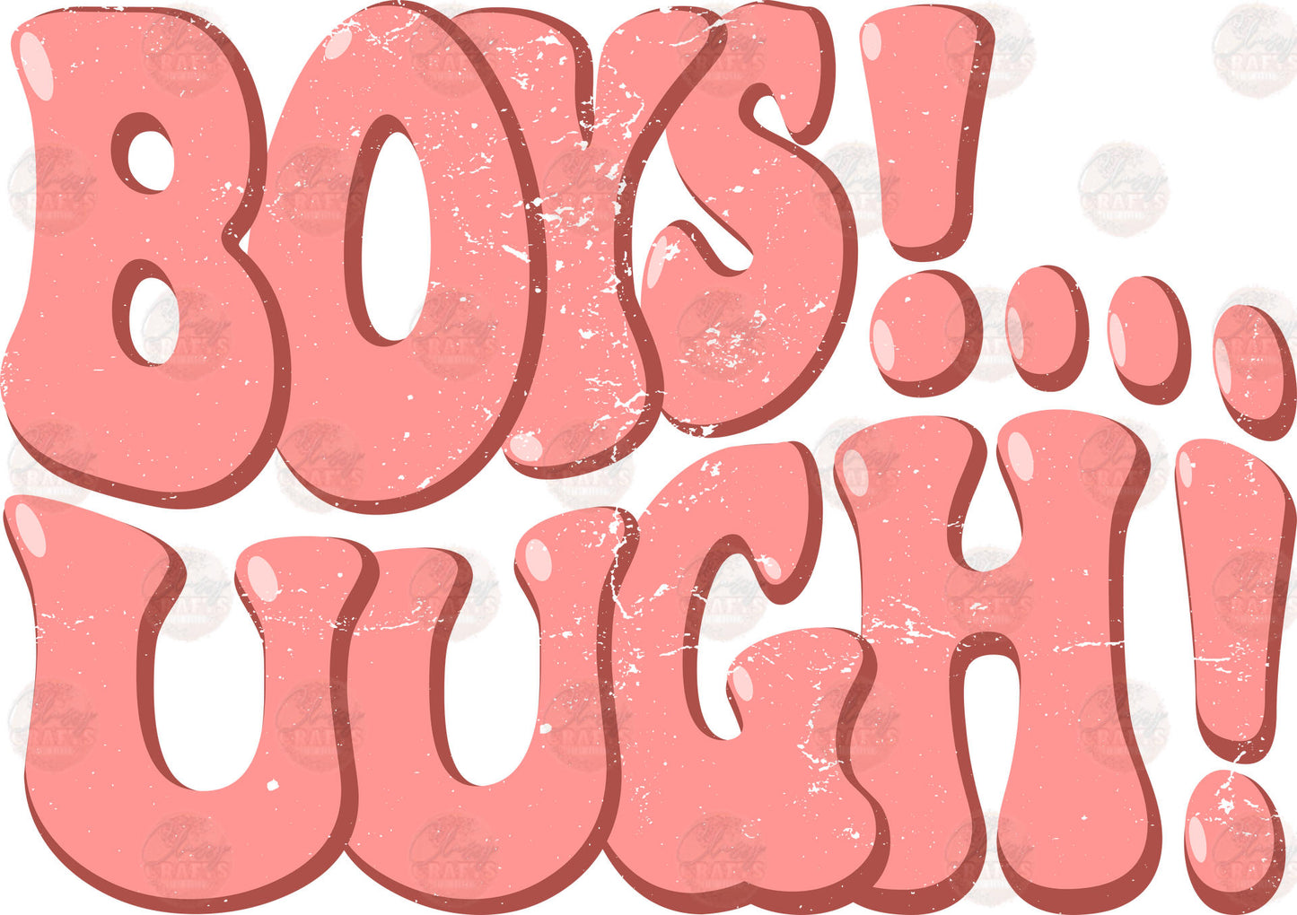 Boys UUGH Distressed Transfer