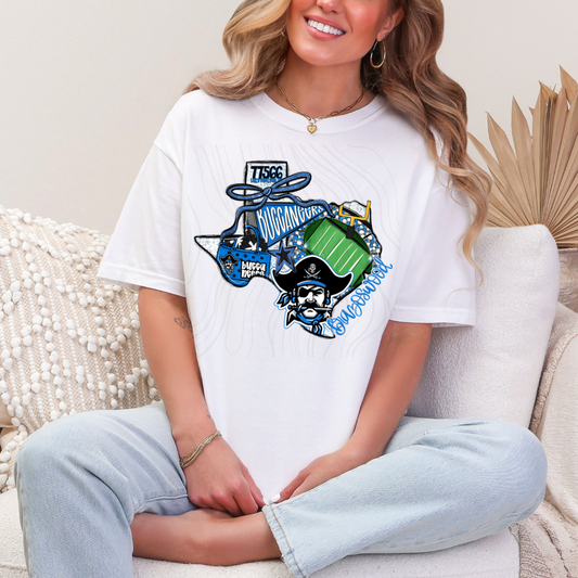 Brazoswood Buccaneers Game Day Coquette Transfer