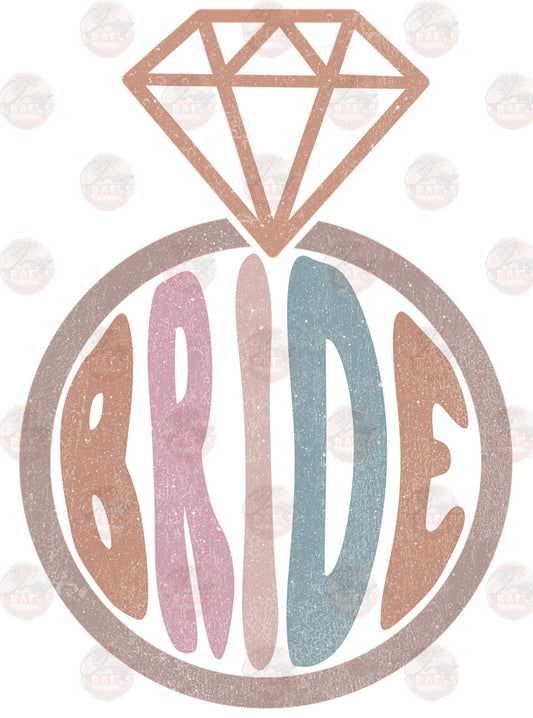 Bride Ring - Sublimation Transfers