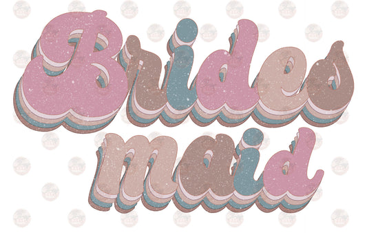 Bridesmaid - Sublimation Transfers