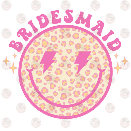Bridesmaid Smiley - Sublimation Transfers