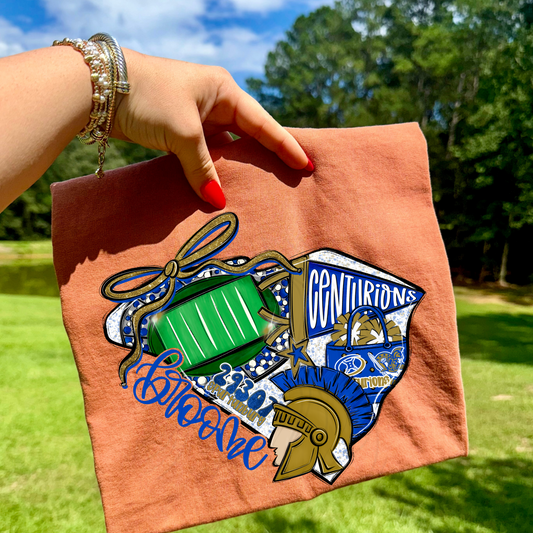 Broome Centurions Game Day Coquette Transfer