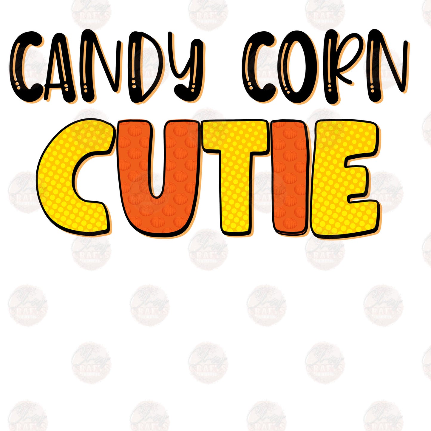 Candy Corn Cutie Transfer