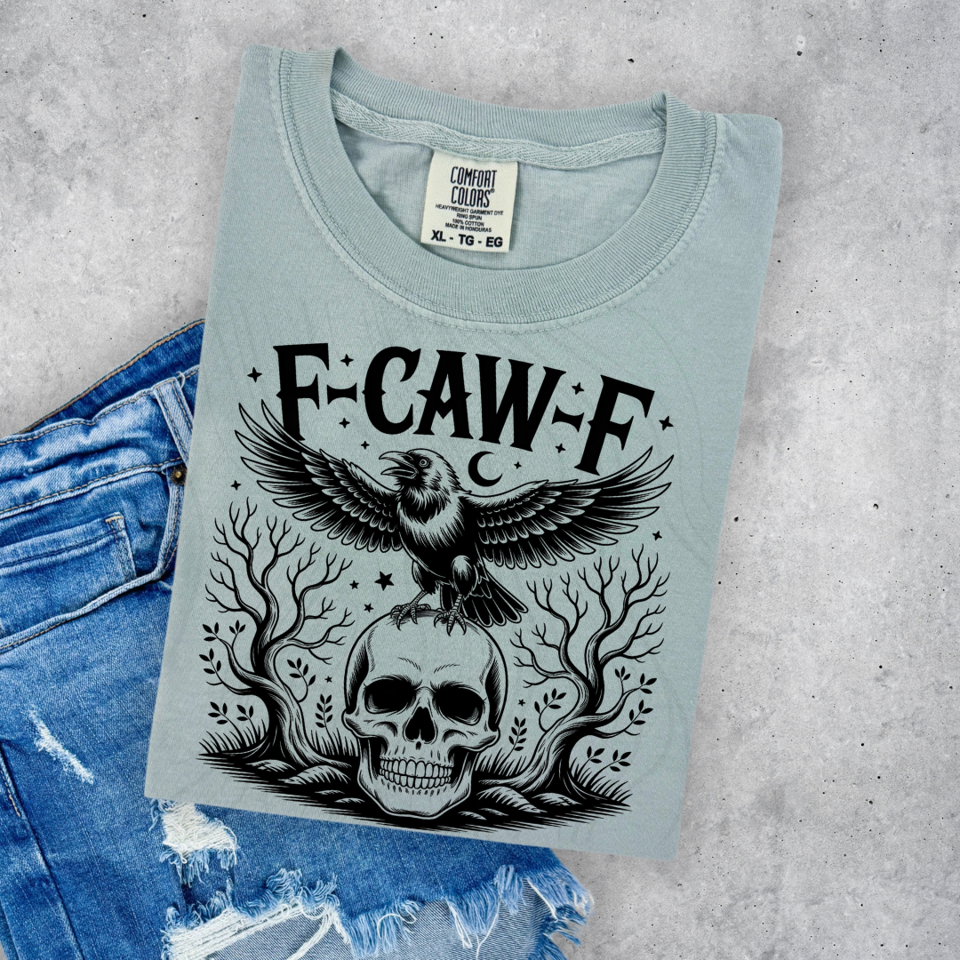 F -Caw Skull Transfer