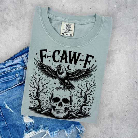 F -Caw Skull Transfer