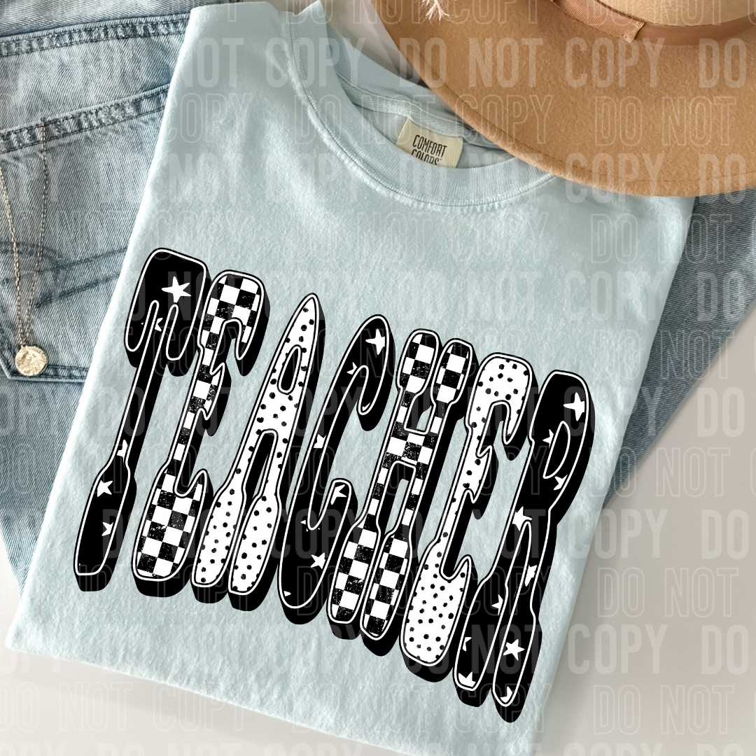 CHECKERED TEACHER/PARA TRANSFER