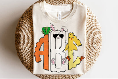 Easter Bunny - Custom Monogram Transfer