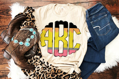 Back to School Pencil - Custom Monogram Transfer