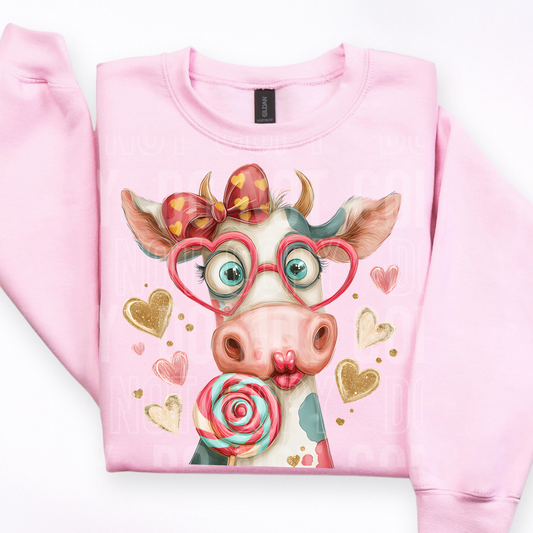 CUTE VALENTINES DAY COW TRANSFER