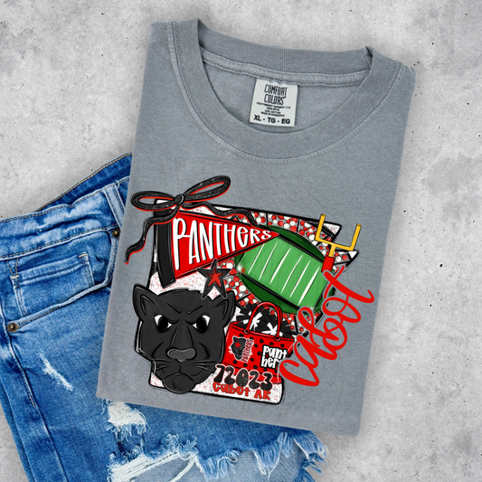 Cabot Panthers Game Day Coquette Transfer