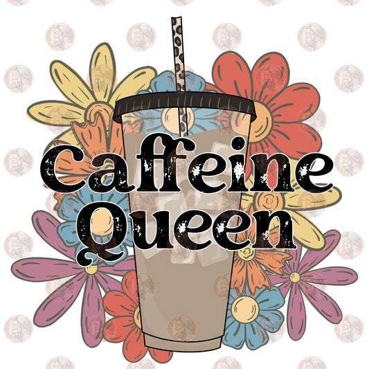 Caffeine Queen Boho - Sublimation Transfer