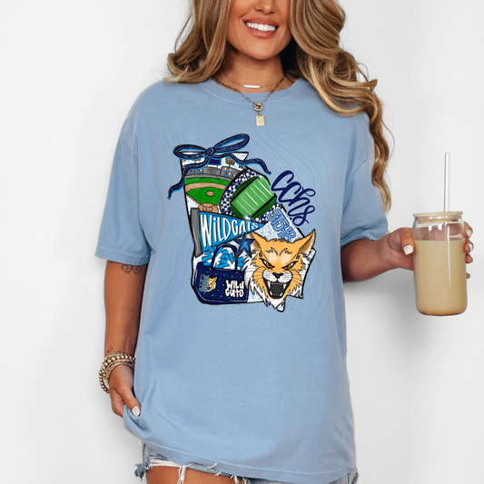 Camden County Wildcats Game Day Coquette Transfer