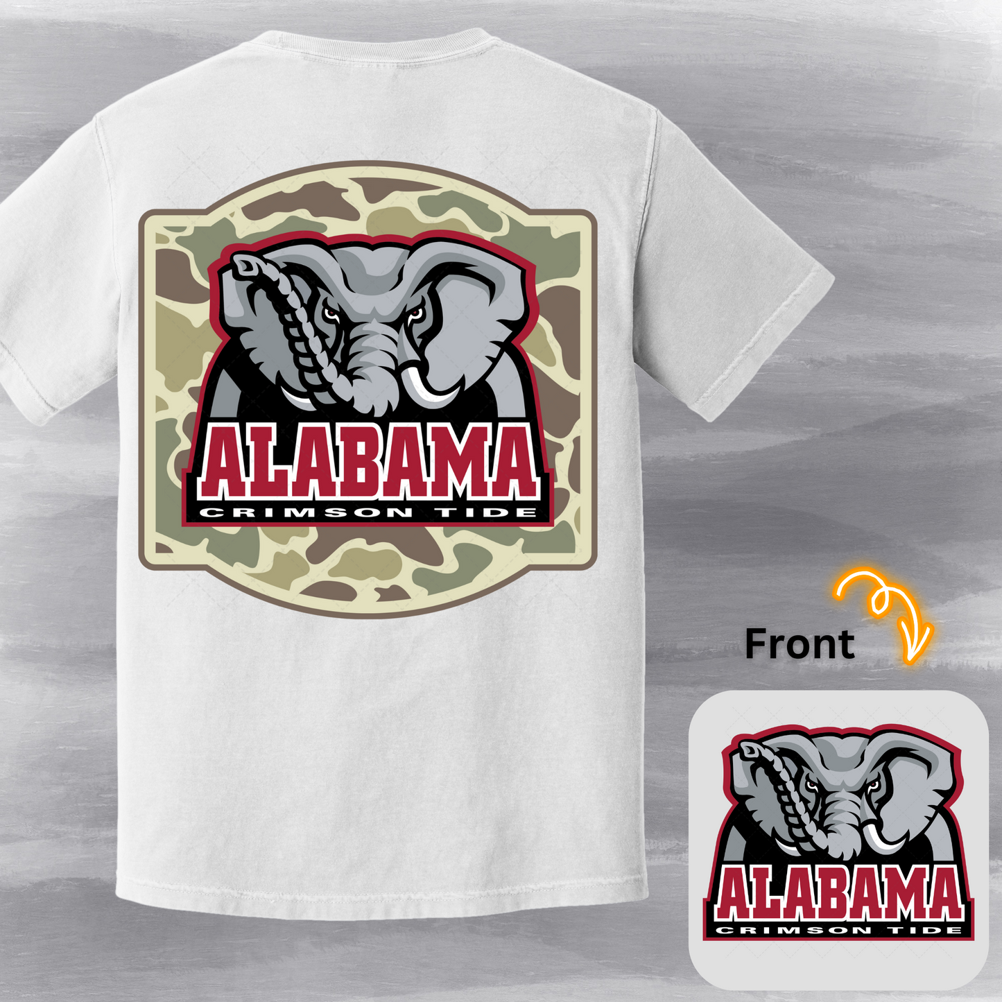 Camo Bama Transfer ** TWO PART* SOLD SEPARATELY**