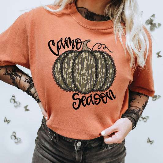 Camo Season Pumpkin Transfer