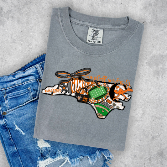 Campbell Camels Game Day Coquette Transfer