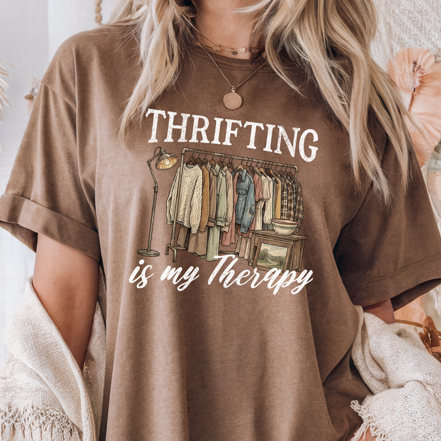 Thrifting Is My Therapy Transfer**Sold Separately**