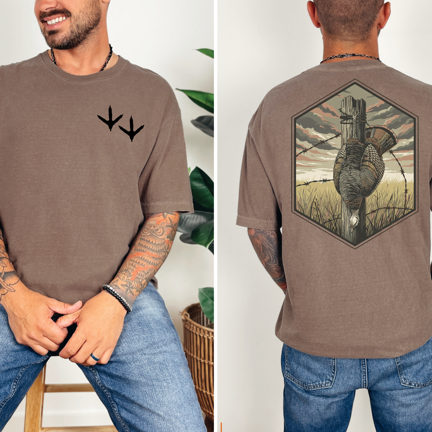 Wild Turkey Hangout Transfer *TWO PART**SOLD SEPARATELY**