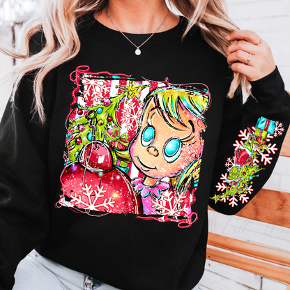 Cindy Christmas Transfer ** TWO PART* SOLD SEPARATELY**