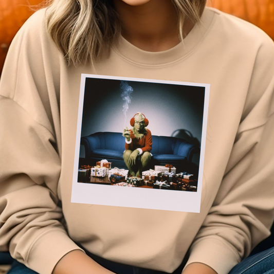 Grumpy GMan Polaroid Transfer