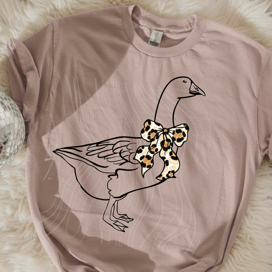 Leopard Goose Transfer