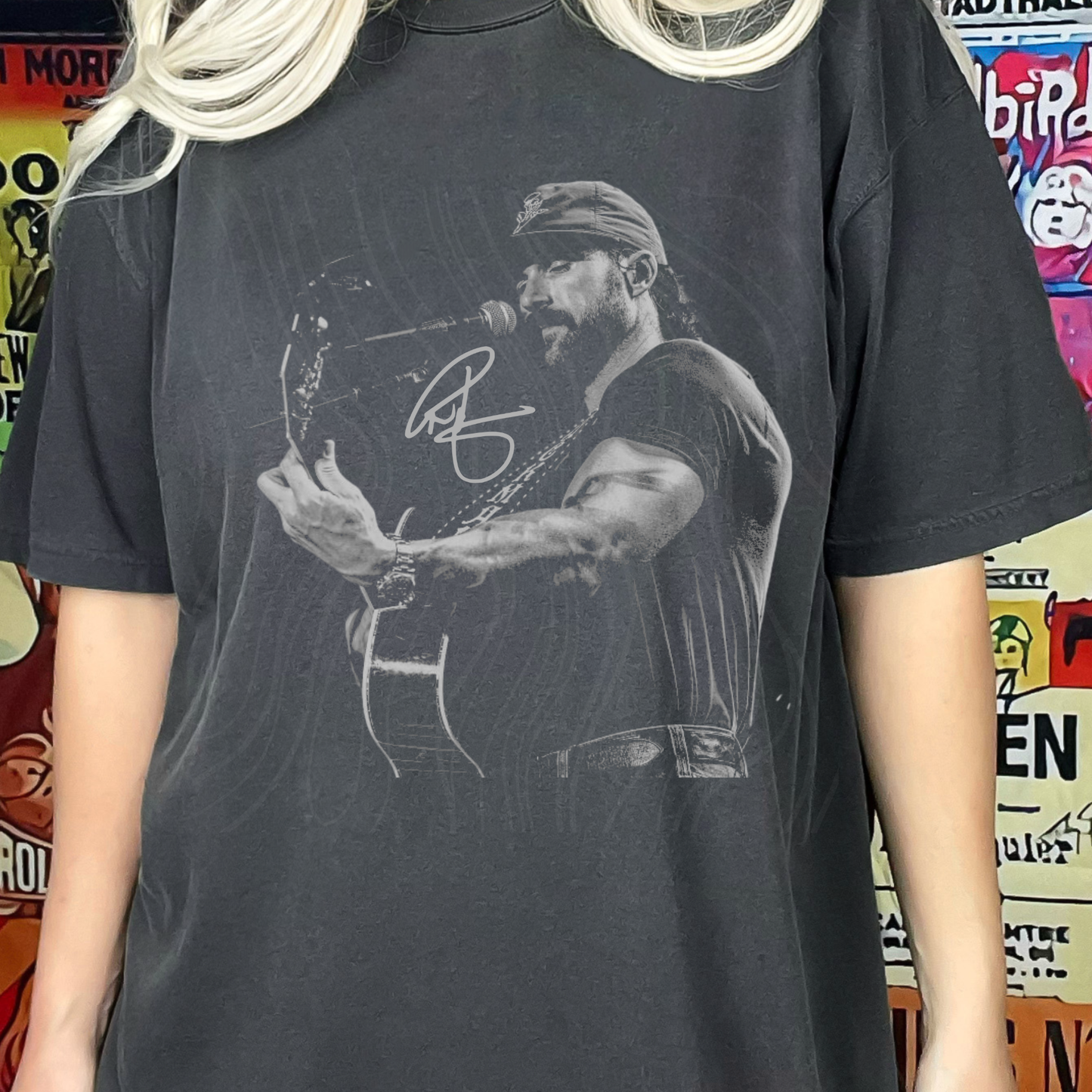 Riley G Guitar Half Tone Transfer