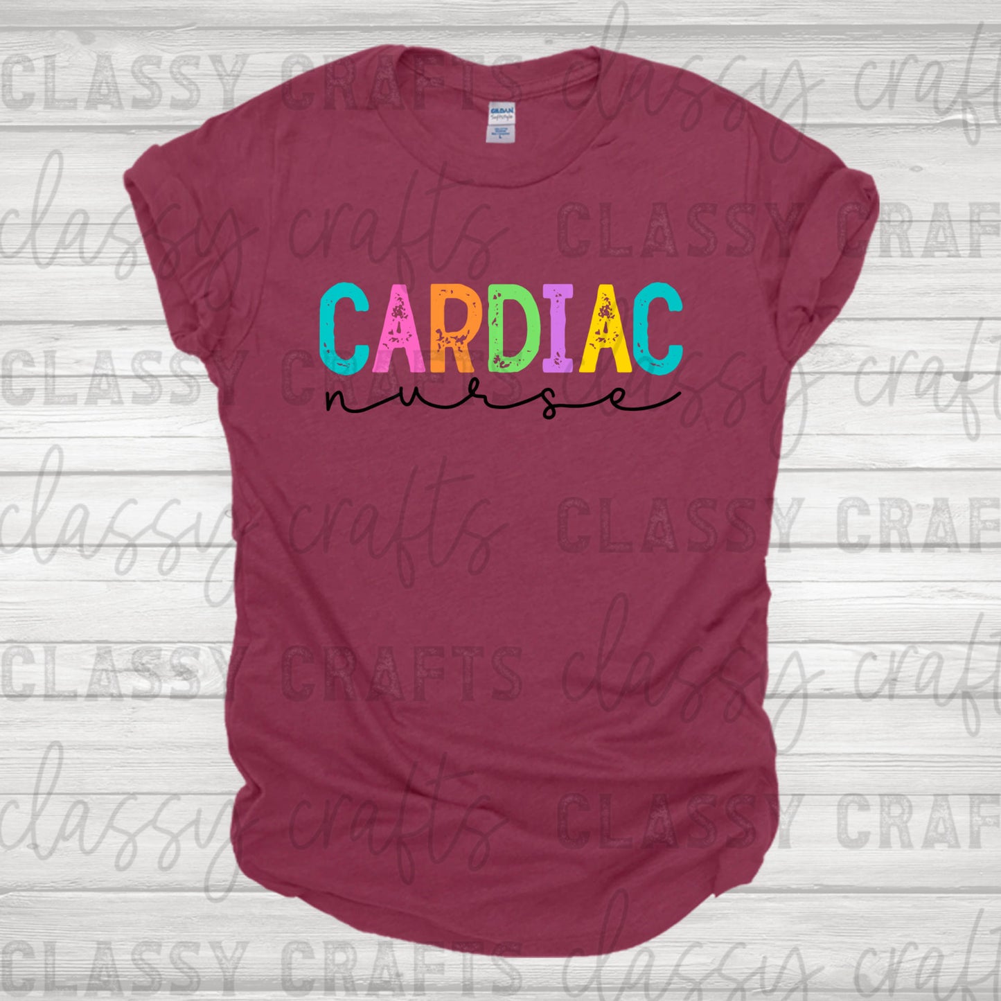 Cardiac Nurse Colorful Transfer