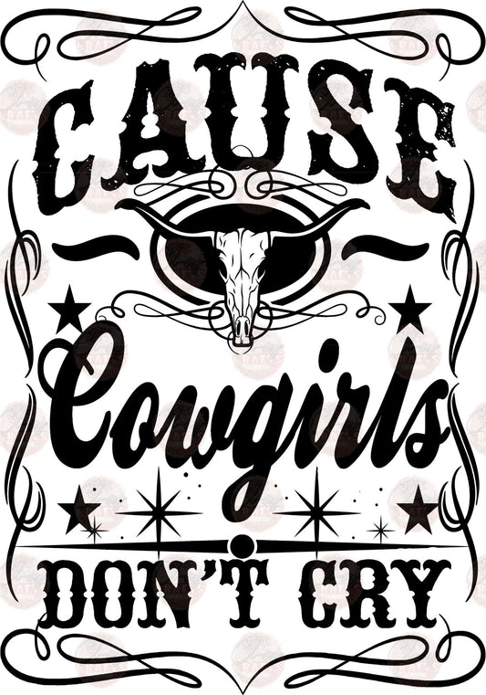Cause Cowgirls - Sublimation Transfers