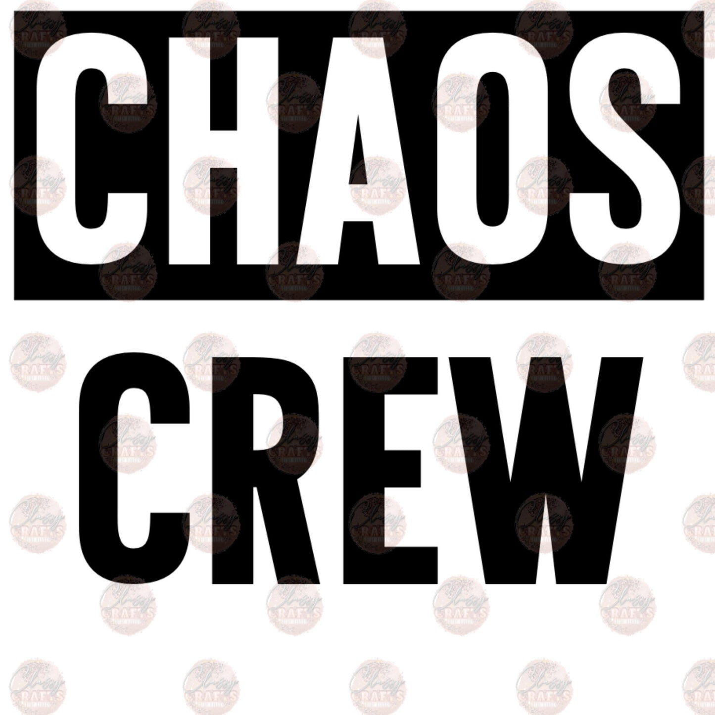 Chaos Crew - Sublimation Transfers