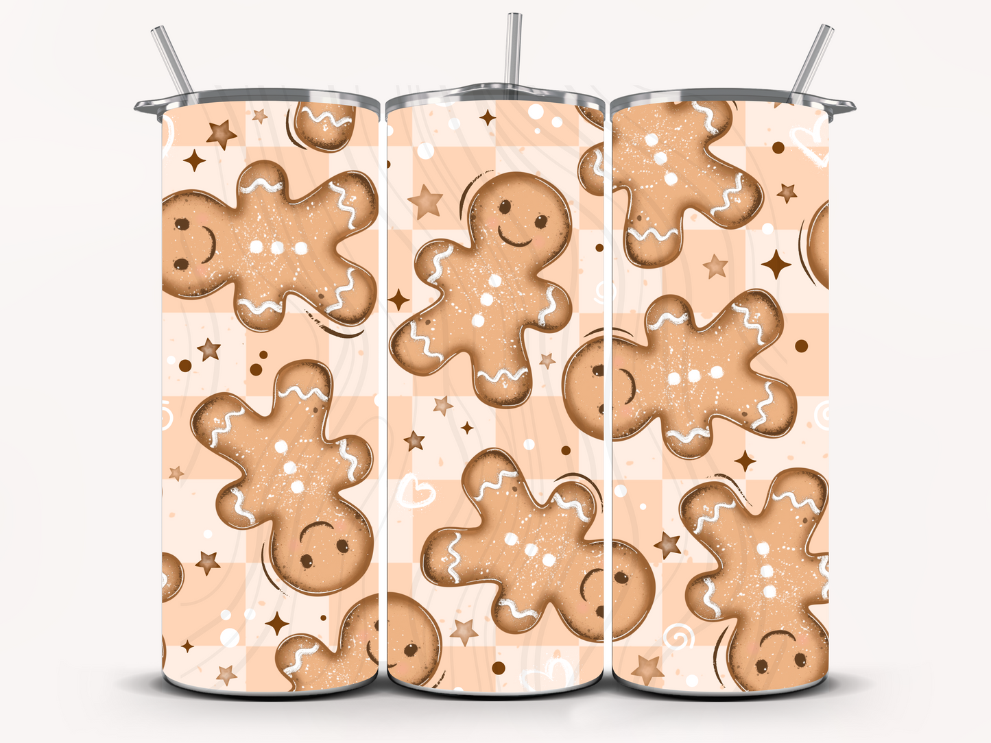 Gingerbread Men Seamless Transfer