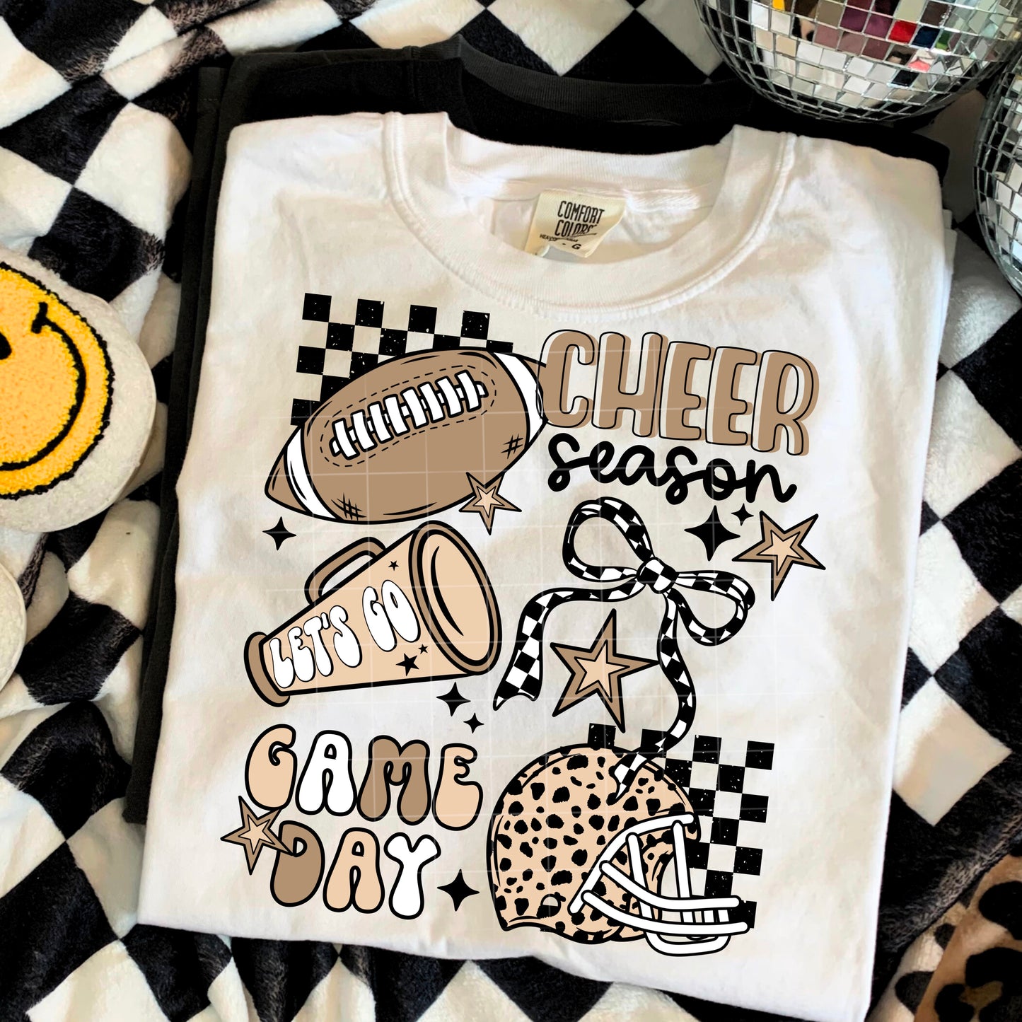 Cheer Season Pom Pom Transfer